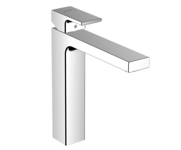 Kép Hansgrohe Vernis Shape egykaros mosdócsaptelep 190, automata lefolyógarnitúrával
