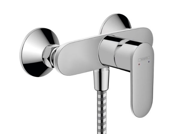 Kép Hansgrohe Vernis Blend egykaros zuhanycsaptelep falsíkon kívüli szereléshez