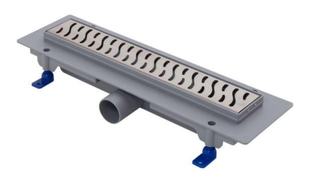 Kép LIV 450mm VIBE zuhanyfolyóka szett (hullám design)