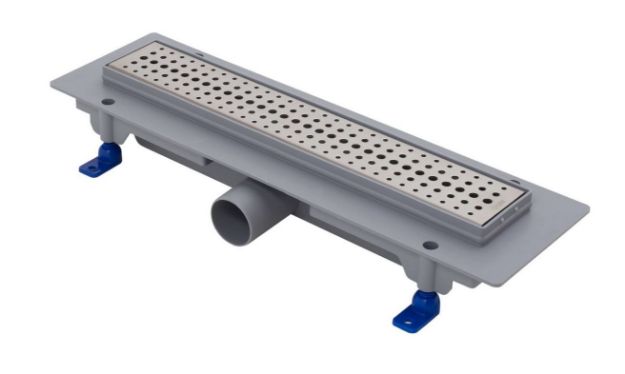 Kép LIV 450mm Round zuhanyfolyóka szett (pöttyös design)