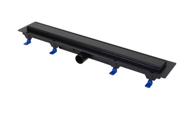 Kép LIV 650mm Linear zuhanyfolyóka, fekete