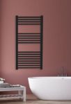 Kép m-tech StarLine 2.0 400mmx1400mm egyenes csőradiátor, fekete, EN442