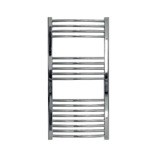 Kép m-tech StarWave 2.0 600mmx1200mm ívelt csőradiátor, króm, EN442
