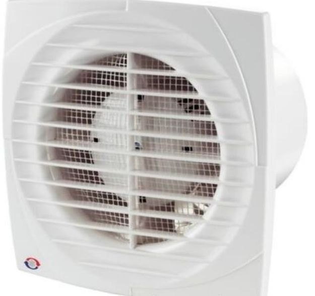 Kép Vents 100 DTH axiális faliventilátor időzítővel és páraérzékelővel szerelve