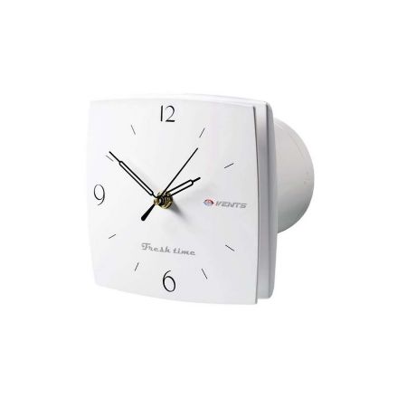 Mutassa a/az Vents 100 LD FRESH Time ventillátor órával egybeépítve részleteit Kép Vents 100 LD FRESH Time ventillátor órával egybeépítve