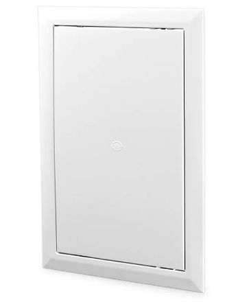 Mutassa a/az Vents D300x300 Csempeajtó ellenőrző ablak műanyag részleteit Kép Vents D300x300 Csempeajtó ellenőrző ablak műanyag