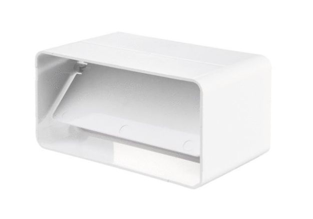 Kép Vents 7171 Toldó, laposcsatornához visszacsapószeleppel 60x 120mm