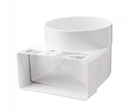 Mutassa a/az Vents 440 átalakító könyök 90° 60x204/100 részleteit Kép Vents 440 átalakító könyök 90° 60x204/100