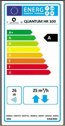 Mutassa a/az Aerauliqa Quantum HR100 PRO egyhelyiséges hővisszanyerős szellőztető berendezés, max 19m2, zajcsökkentett kültéri ráccsal részleteit Kép Aerauliqa Quantum HR100 PRO egyhelyiséges hővisszanyerős szellőztető berendezés, max 19m2, zajcsökkentett kültéri ráccsal