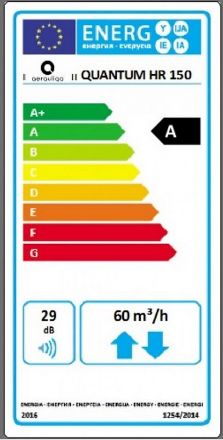 Mutassa a/az Aerauliqa Quantum HR150 PRO egyhelyiséges hővisszanyerős szellőztető berendezés, max 45m2 zajcsökkentett kültéri ráccsal részleteit Kép Aerauliqa Quantum HR150 PRO egyhelyiséges hővisszanyerős szellőztető berendezés, max 45m2 zajcsökkentett kültéri ráccsal