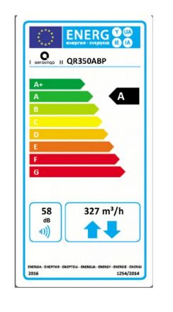 Mutassa a/az Aerauliqa QR350 ABP központi hővisszanyerős szellőztető, max 240m2-ig, ellenáramú hőcserélővel, multifunkcionális szabályozóval részleteit Kép Aerauliqa QR350 ABP központi hővisszanyerős szellőztető, max 240m2-ig, ellenáramú hőcserélővel, multifunkcionális szabályozóval