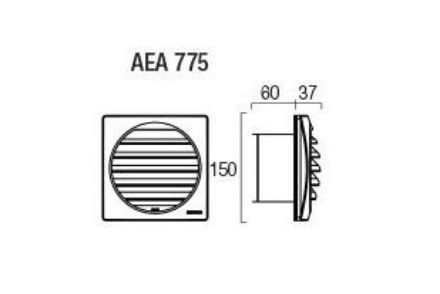 Mutassa a/az Aereco AEA-775 D100mm külső esővédő rács (EHT, EFT légbevezetőkhöz) részleteit Kép Aereco AEA-775 D100mm külső esővédő rács (EHT, EFT légbevezetőkhöz)