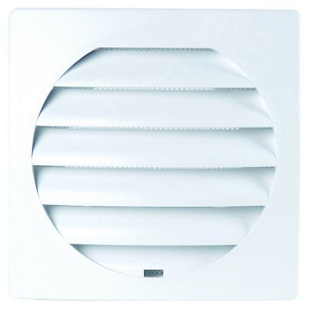 Mutassa a/az Aereco AEA 778 standard esővédő rovarrács fali légbevezetőkhöz, fehér részleteit Kép Aereco AEA 778 standard esővédő rovarrács fali légbevezetőkhöz, fehér