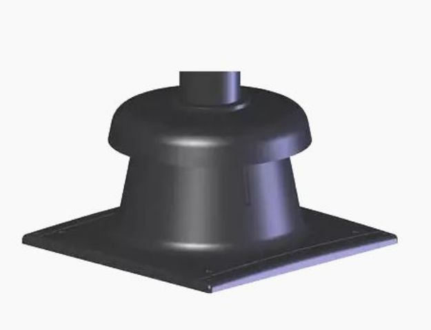 Kép Tricox Alu kürtőfedél kupak, 80mm