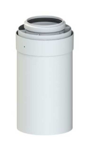 Kép Tricox PPs/Alu D110/160 hosszabbító, 1950mm