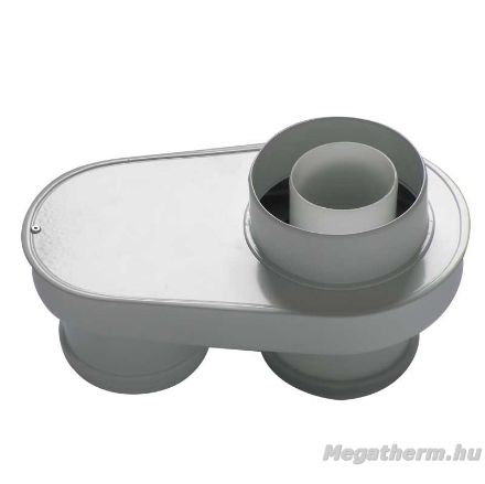 Mutassa a/az Tricox PAD5020 szétválasztó adapter PPs/Alu 60/100mm - 80/80 részleteit Kép Tricox PAD5020 szétválasztó adapter PPs/Alu 60/100mm - 80/80