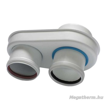 Mutassa a/az Tricox PAD5020 szétválasztó adapter PPs/Alu 60/100mm - 80/80 részleteit Kép Tricox PAD5020 szétválasztó adapter PPs/Alu 60/100mm - 80/80