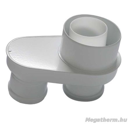 Mutassa a/az Tricox PAD6020 szétválasztó adapter PPs/Alu 80/125mm - 80/80 részleteit Kép Tricox PAD6020 szétválasztó adapter PPs/Alu 80/125mm - 80/80
