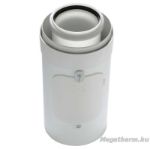 Kép Tricox PAEE60C egyenes ellenőrző idom PPs/Alu 80/125mm