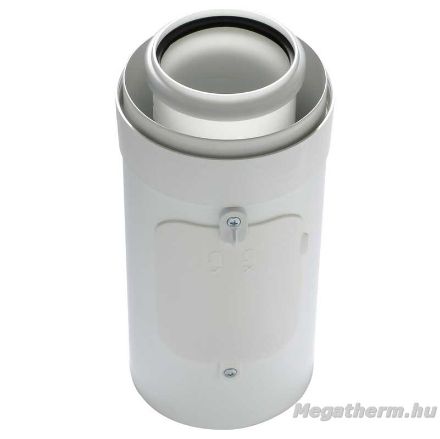 Mutassa a/az Tricox PAEE60C egyenes ellenőrző idom PPs/Alu 80/125mm részleteit Kép Tricox PAEE60C egyenes ellenőrző idom PPs/Alu 80/125mm