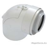 Kép Tricox PAEKÖ60C ellenőrző könyök PPs/Alu 80/125mm
