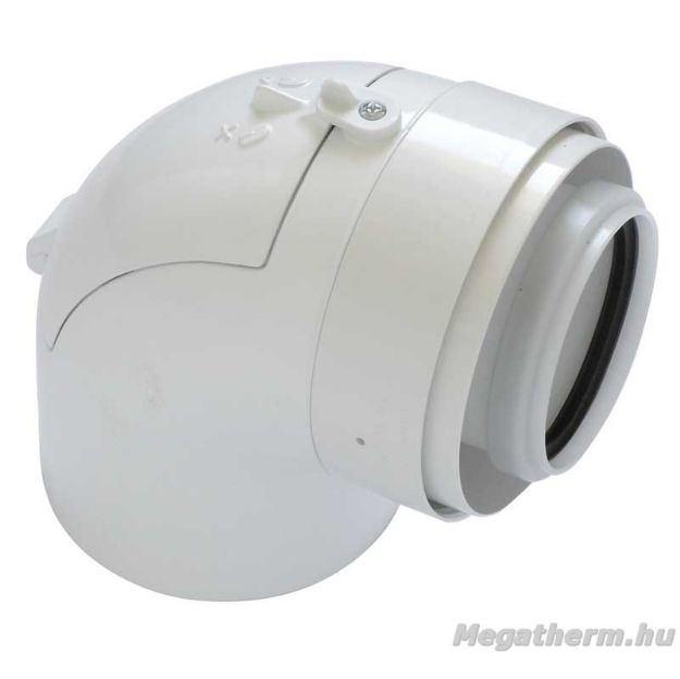 Kép Tricox PAEKÖ60C ellenőrző könyök PPs/Alu 80/125mm
