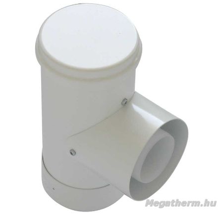 Mutassa a/az Tricox PAET50C ellenőrző T-idom PPs/Alu 60/100mm részleteit Kép Tricox PAET50C ellenőrző T-idom PPs/Alu 60/100mm