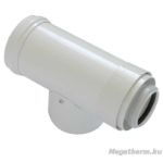 Kép Tricox PAET50C ellenőrző T-idom PPs/Alu 60/100mm