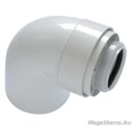 Kép Tricox PAKÖ501C könyök idom 90° PPs/Alu 60/100mm