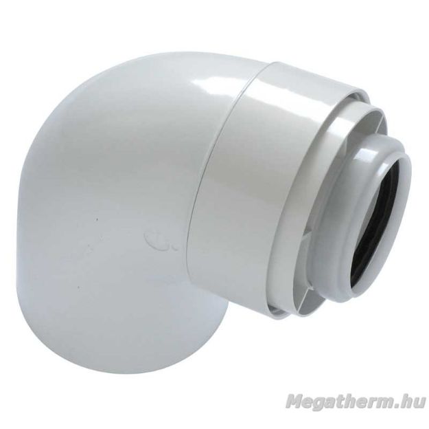 Kép Tricox PAKÖ501C könyök idom 90° PPs/Alu 60/100mm