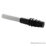 Kép Tricox PATÁ50 PPs/Alu tető átvezetés, 60/100mm, fekete