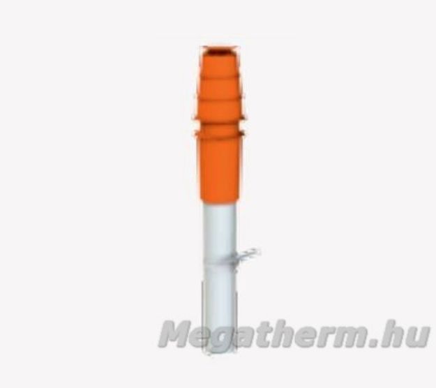 Kép Tricox PATÁ60P PPs/Alu tető átvezetés, 80/125mm, piros