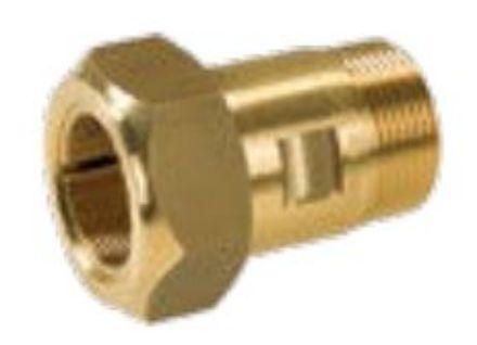 Mutassa a/az Gebobrass 5/4˝x35mm MAS sárgaréz külsőmenetes idom részleteit Kép Gebobrass 5/4˝x35mm MAS sárgaréz külsőmenetes idom