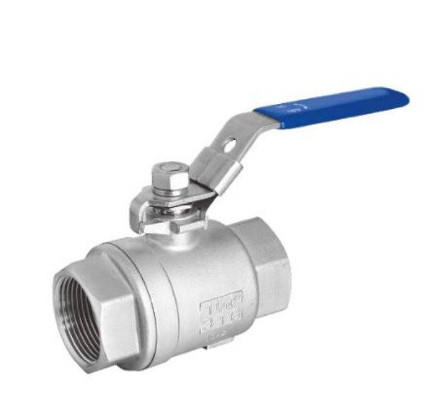 Kép Gebo g316 2 részes INOX golyóscsap, BB, teljes furat, ISO felsőrész, 3/4"