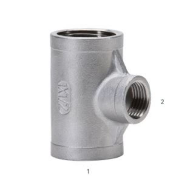 Kép Gebo g316 rozsdamentes acél T-idom, egál, BBB 3/4"