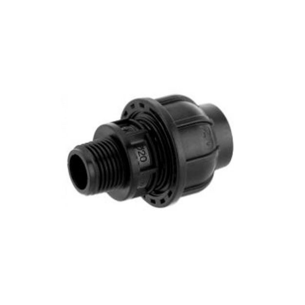 Kép Geboplast PA 1/2˝x20mm KPE gyorskötő külső menettel