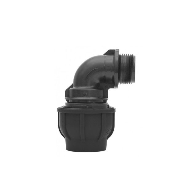 Kép Geboplast PWA 1˝x32mm KPE 90°-os külsőmenetes könyök