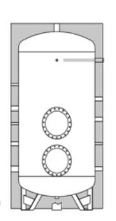 Mutassa a/az Heizer ATD 10, 1000L-es álló használati melegvíz tároló zománc bevonattal, tisztítónyílással részleteit Kép Heizer ATD 10, 1000L-es álló használati melegvíz tároló zománc bevonattal, tisztítónyílással