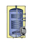 Kép Heizer BSFVI 302 0KW, 300 L-es álló indirekt tároló zománcozott, két hőcserélővel