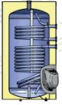Kép Heizer BSFVI 502 9KW, 500 L-es álló indirekt tároló, két hőcserélővel, fix szigeteléssel, 9KW fűtőbetéttel