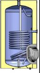 Kép Heizer BSFVI 752R, 750 L-es álló indirekt tároló, két hőcserélővel, 12KW fűtőbetéttel, fix szigeteléssel