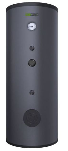 Kép Heizer BSFVI 1003 1000L-es álló indirekt tároló, két hőcserélővel, zománcozott, szigetelés nélkül