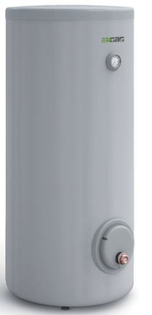 Kép Heizer BSH 250, 250 L-es álló indirekt tároló zománcozott, egy hőcserélővel, hőszivattyúhoz, tisztítónyílással fix szigeteléssel