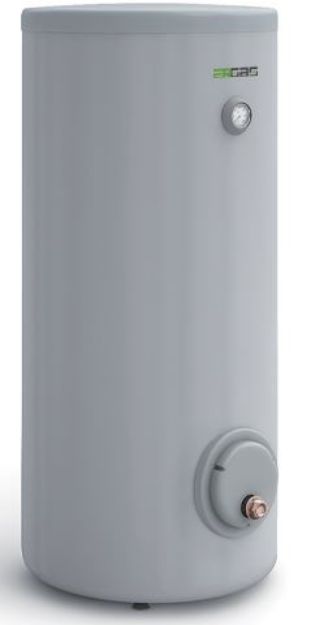 Kép Heizer BSH 1000, 1000 L-es indirekt tároló zománcozott, egy hőcserélővel, hőszivattyúhoz, tisztítónyílással, levehető szigeteléssel