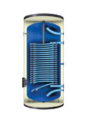 Mutassa a/az Heizer BSH 203, 200 L-es álló indirekt tároló, zománcozott, fix szigeteléssel, egy csőkígyóval hőszivattyúhoz részleteit Kép Heizer BSH 203, 200 L-es álló indirekt tároló, zománcozott, fix szigeteléssel, egy csőkígyóval hőszivattyúhoz