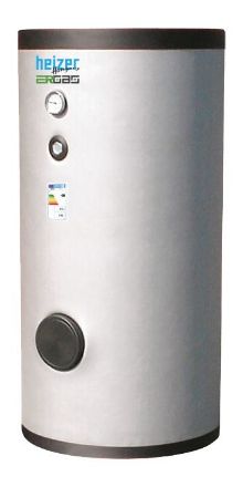 Mutassa a/az Heizer BSH 301R, 300 L-es álló indirekt tároló, zománcozott, fix szigeteléssel, egy csőkígyóval, hőszivattyúhoz részleteit Kép Heizer BSH 301R, 300 L-es álló indirekt tároló, zománcozott, fix szigeteléssel, egy csőkígyóval, hőszivattyúhoz