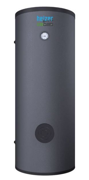 Kép Heizer BSH 503, 500 L-es álló indirekt tároló, zománcozott, fix szigeteléssel, egy csőkígyóval hőszivattyúhoz