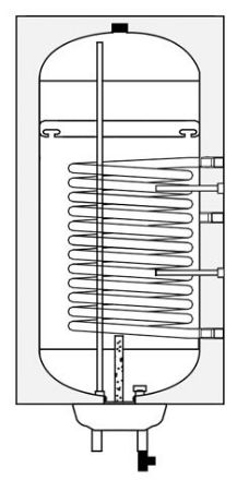 Mutassa a/az Heizer Plus 120, 120 L-es fali indirekt tároló, 2,0 kW elektromos fűtőbetéttel, 1 fix hőcserélő, (bal oldali csatlakozásokkal) részleteit Kép Heizer Plus 120, 120 L-es fali indirekt tároló, 2,0 kW elektromos fűtőbetéttel, 1 fix hőcserélő, (bal oldali csatlakozásokkal)