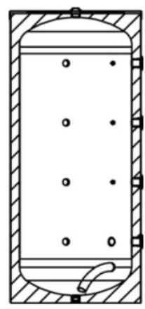 Mutassa a/az Heizer PUS 303, 300 L-es puffertároló, 10 csonkkal, ISOMAX szigeteléssel részleteit Kép Heizer PUS 303, 300 L-es puffertároló, 10 csonkkal, ISOMAX szigeteléssel