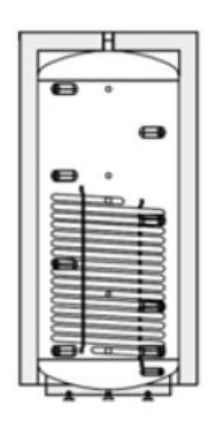 Mutassa a/az Heizer PUW 400, 400 L-es álló puffertároló, 1 hőcserélővel, szigeteléssel részleteit Kép Heizer PUW 400, 400 L-es álló puffertároló, 1 hőcserélővel, szigeteléssel
